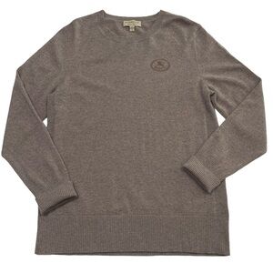 Burberry Size L Beige Lightweight Soft Cashmere Sweater